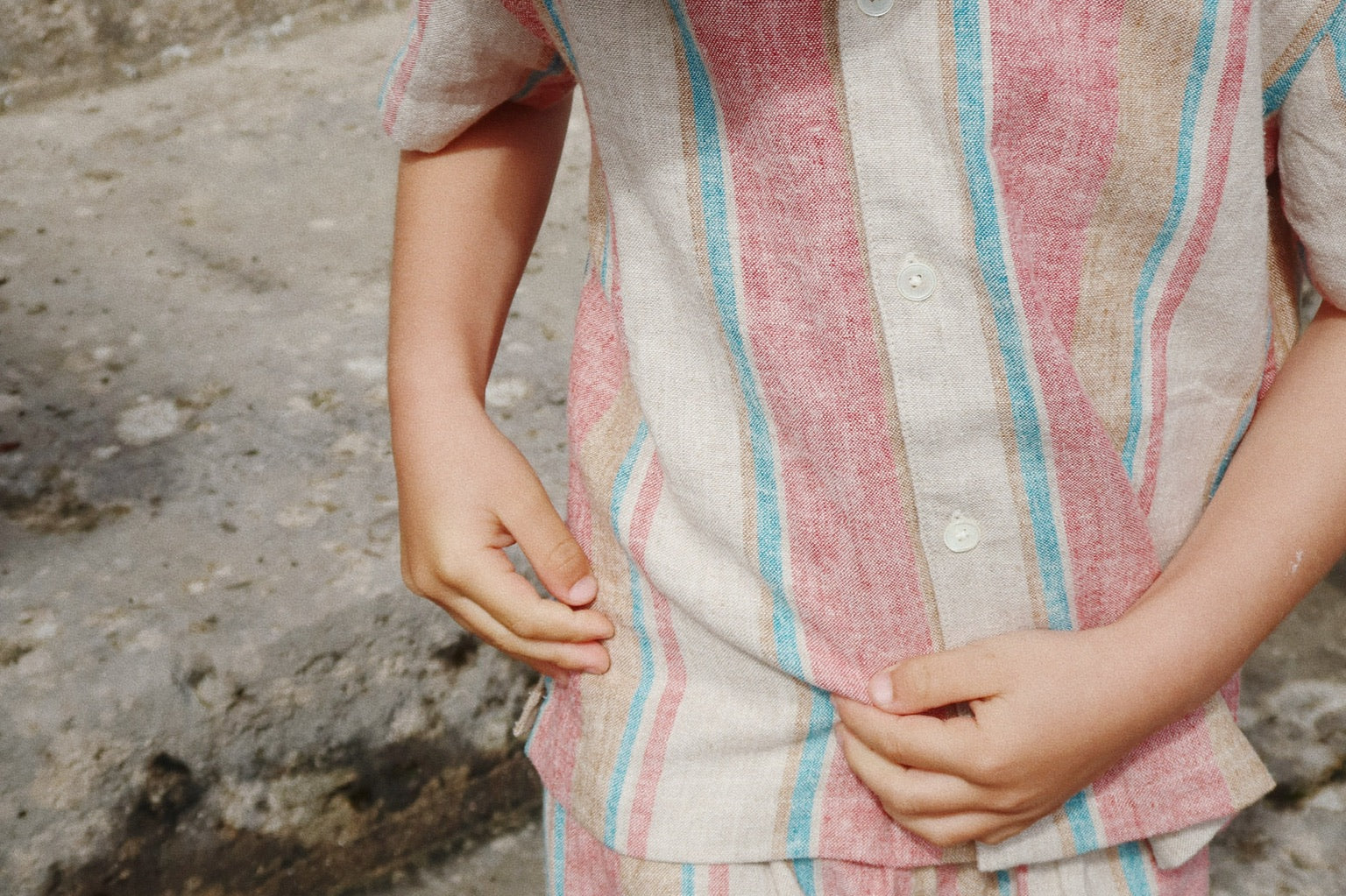 Konges Sløjd A/S WOVEN SHORT SLEEVE SHIRTS stan stripe