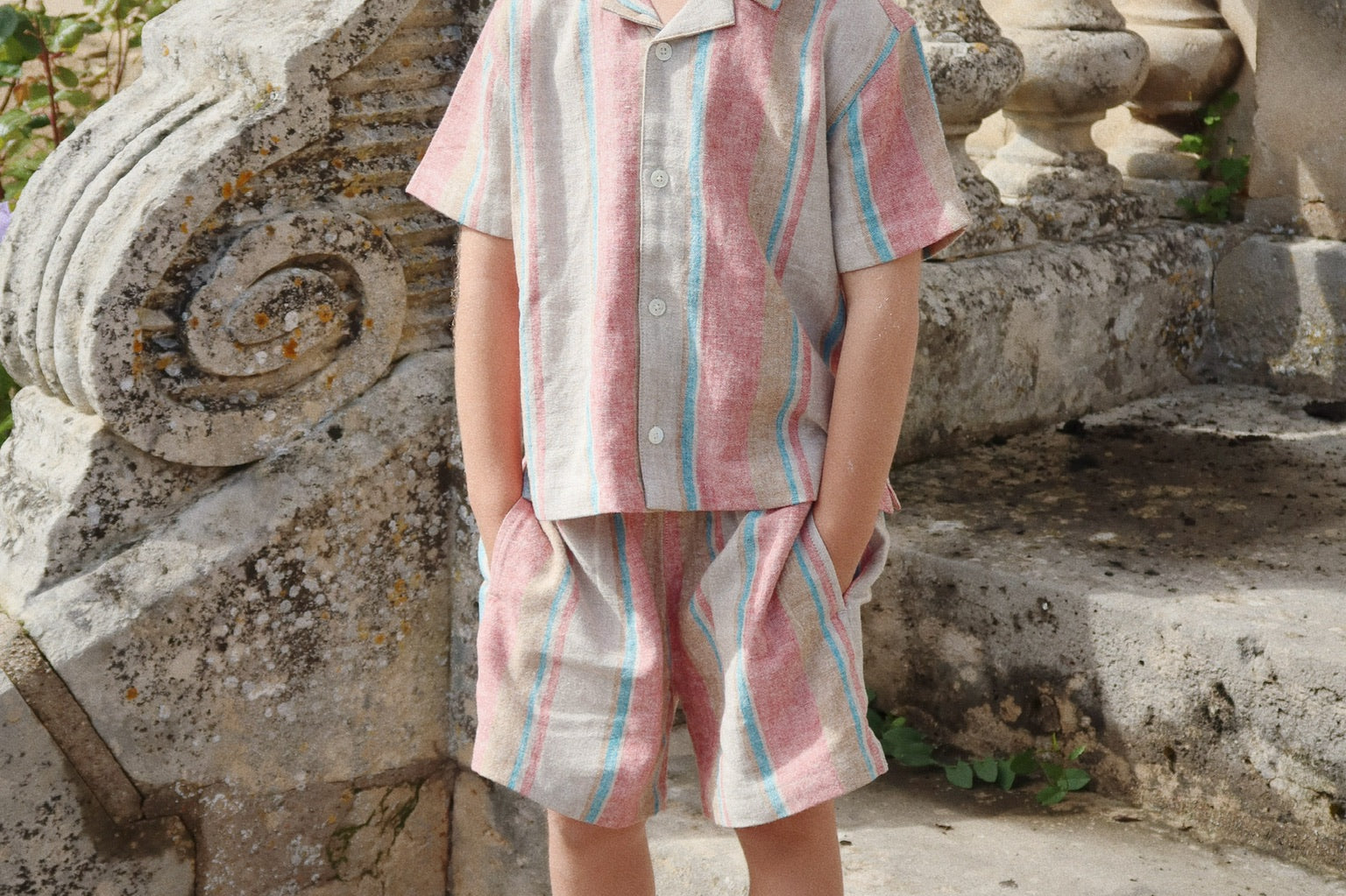 Konges Sløjd A/S WOVEN SHORT SLEEVE SHIRTS stan stripe