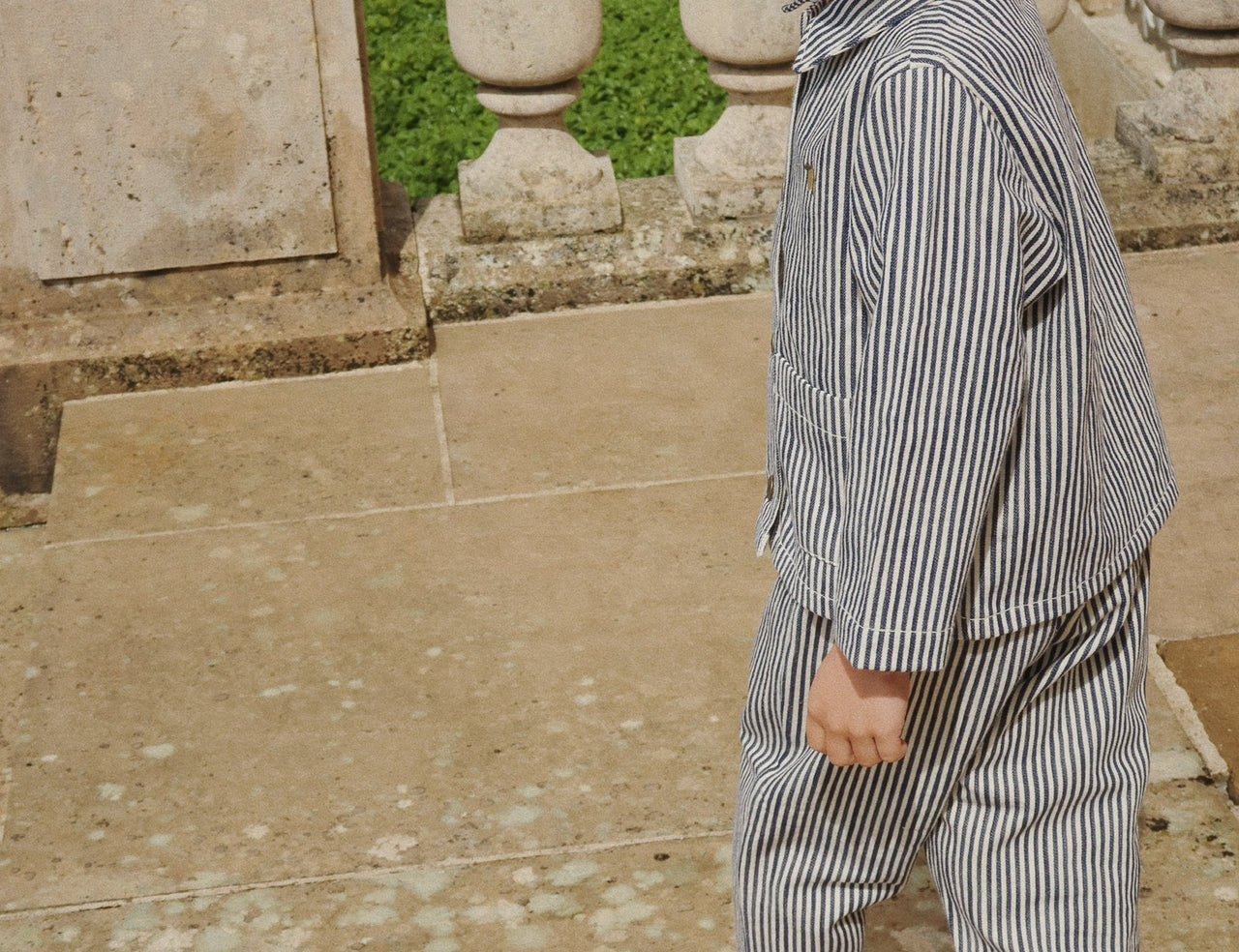 Konges Sløjd A/S WOVEN PANTS naval stripe