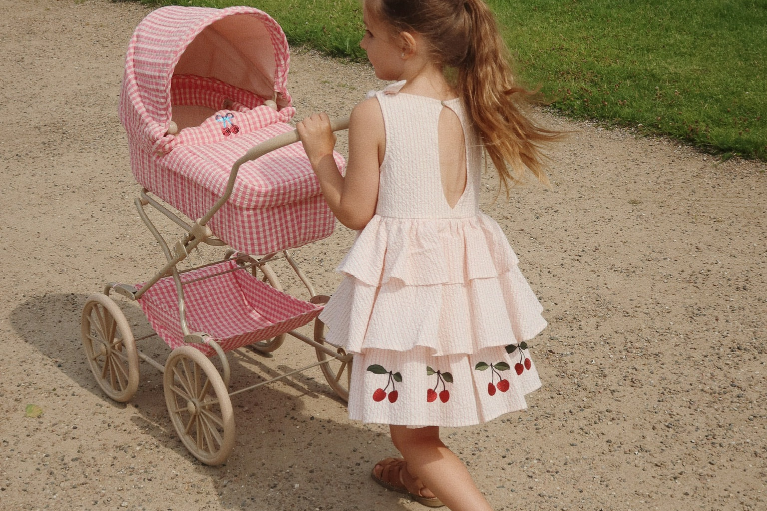 Konges Sløjd A/S WOVEN DRESSES peony stripe