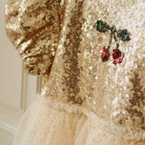 Konges Sløjd A/S WOVEN DRESSES gold blush
