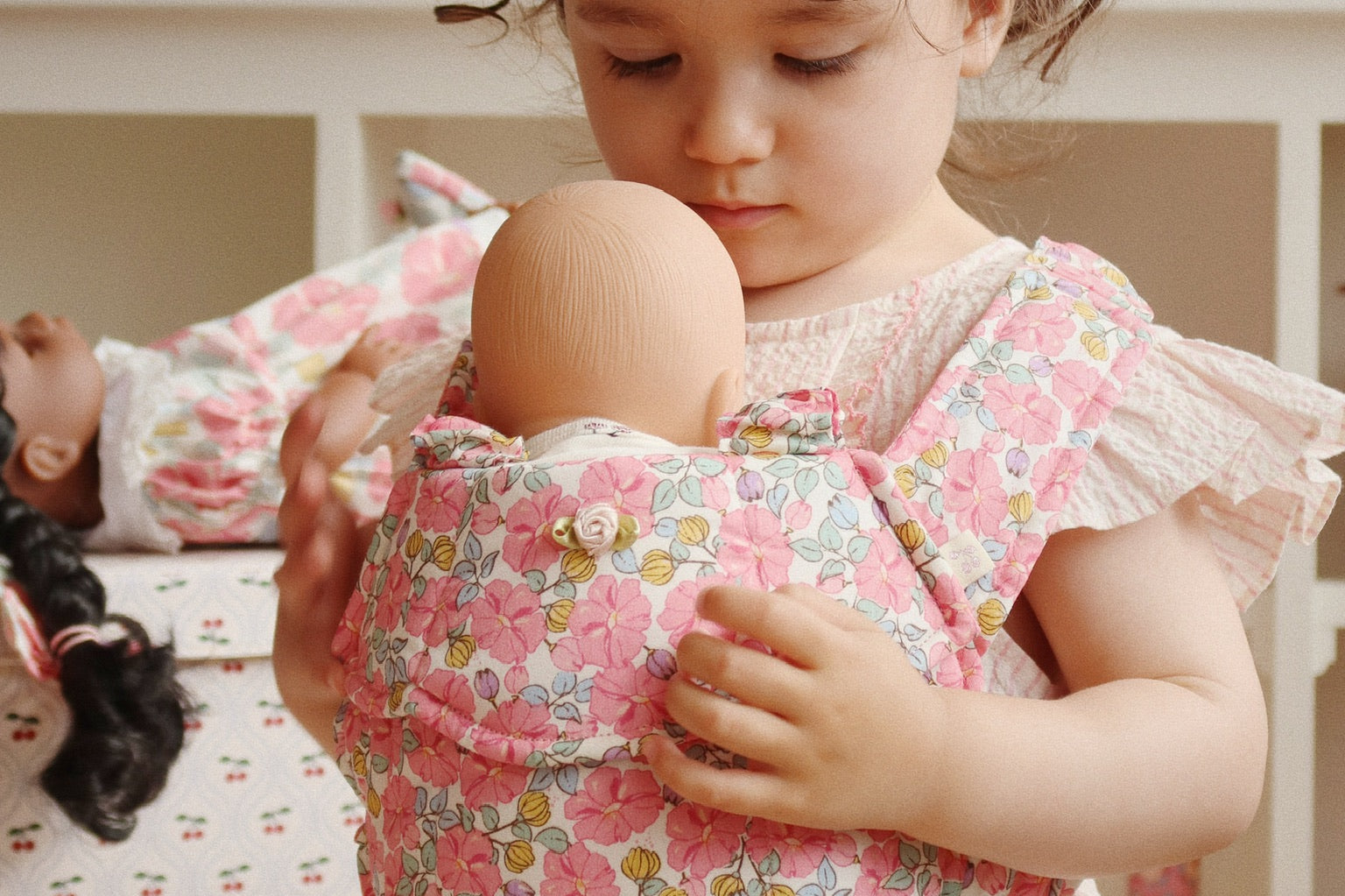 Konges Sløjd A/S WOVEN SHORT SLEEVE SHIRTS peony stripe