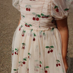 Konges Sløjd A/S WOVEN DRESSES ma grande cerise glitter