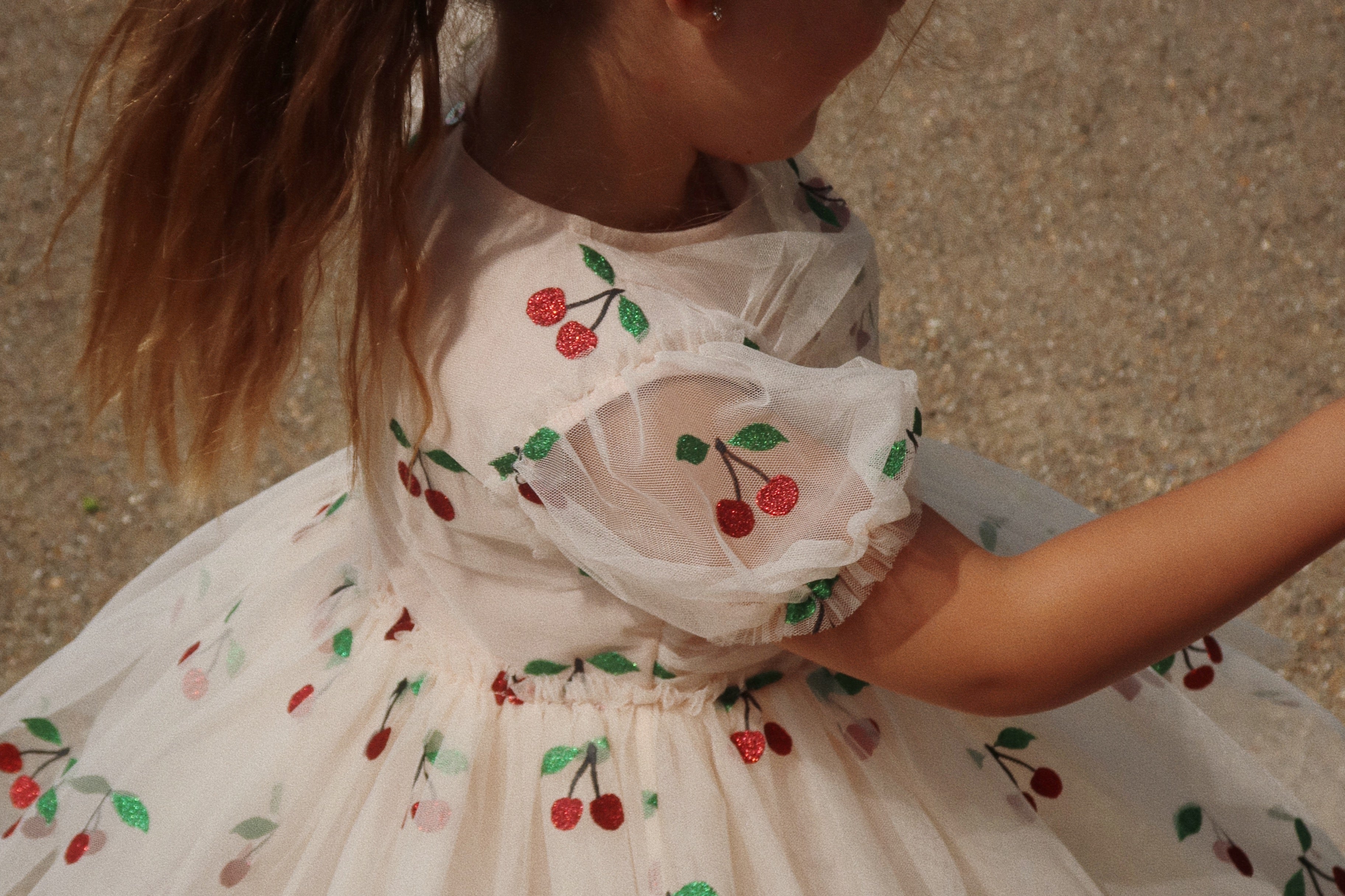 Konges Sløjd A/S WOVEN DRESSES ma grande cerise glitter