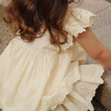 Konges Sløjd A/S WOVEN SHORT SLEEVE SHIRTS cloud cream