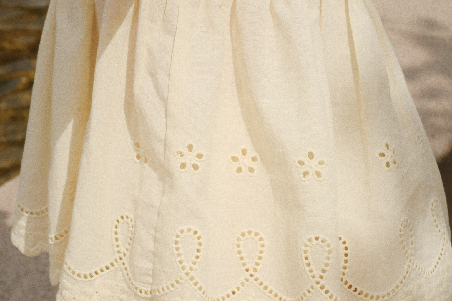 Konges Sløjd A/S WOVEN SHORT SLEEVE SHIRTS cloud cream