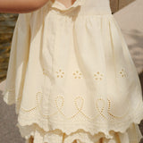 Konges Sløjd A/S WOVEN SHORT SLEEVE SHIRTS cloud cream