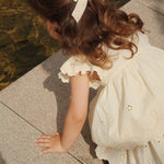 Konges Sløjd A/S WOVEN SHORT SLEEVE SHIRTS cloud cream