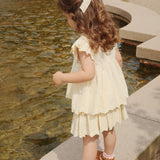 Konges Sløjd A/S WOVEN SHORT SLEEVE SHIRTS cloud cream