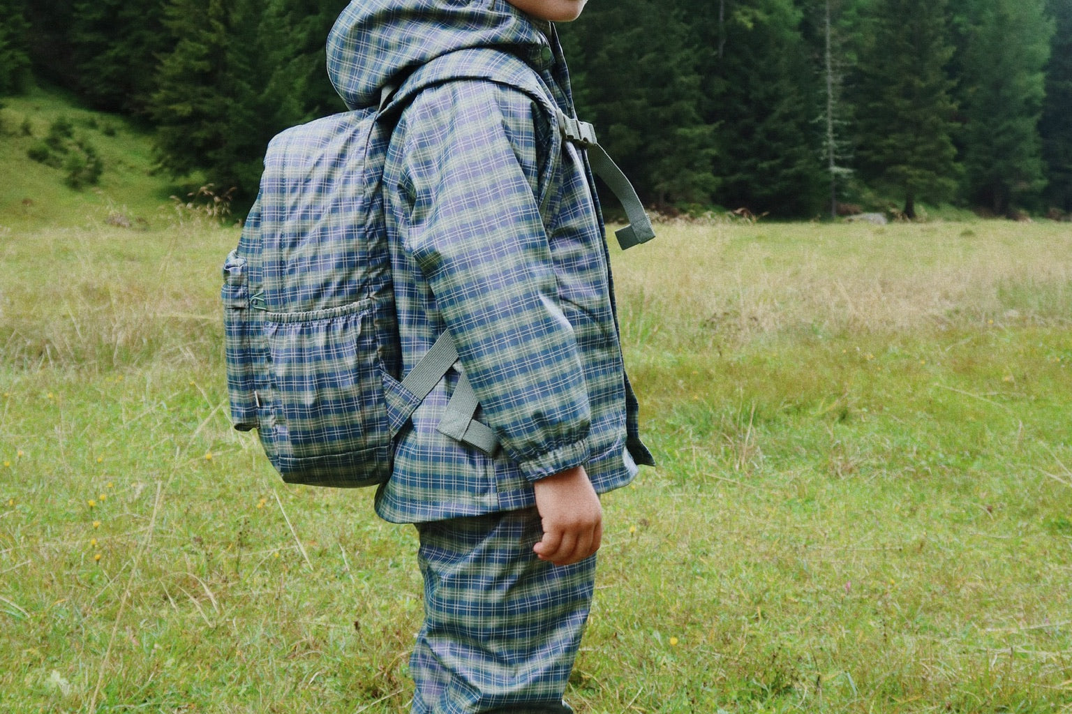 Konges Sløjd A/S Regntøj laurel blue check