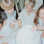 Konges Sløjd A/S WOVEN SHORT SLEEVE SHIRTS cloud stripe