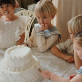 Konges Sløjd A/S WOVEN SHORT SLEEVE SHIRTS cloud stripe