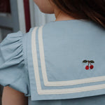 Konges Sløjd A/S WOVEN DRESSES ashley blue