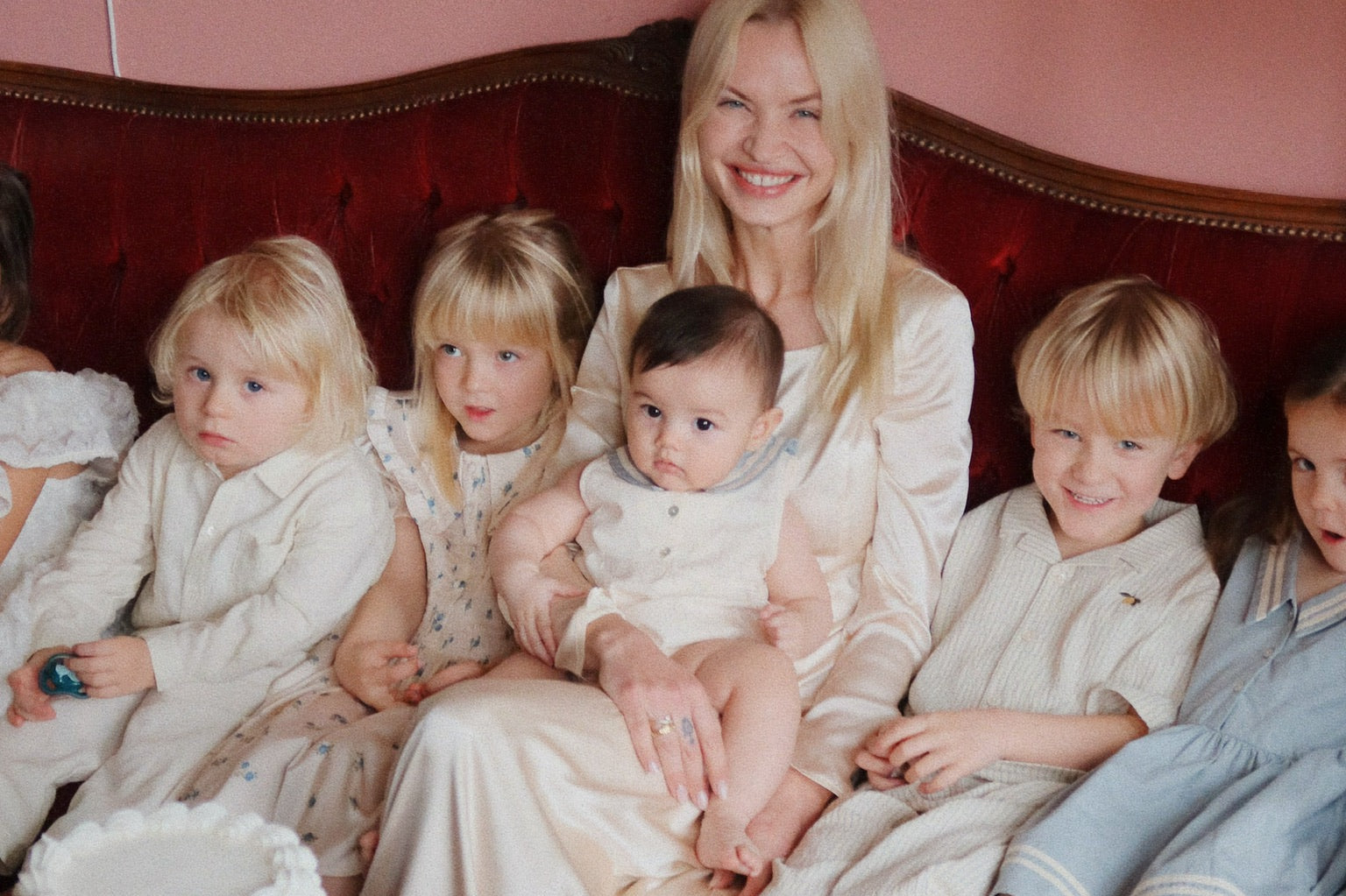 Konges Sløjd A/S WOVEN SHORT SLEEVE SHIRTS cloud stripe