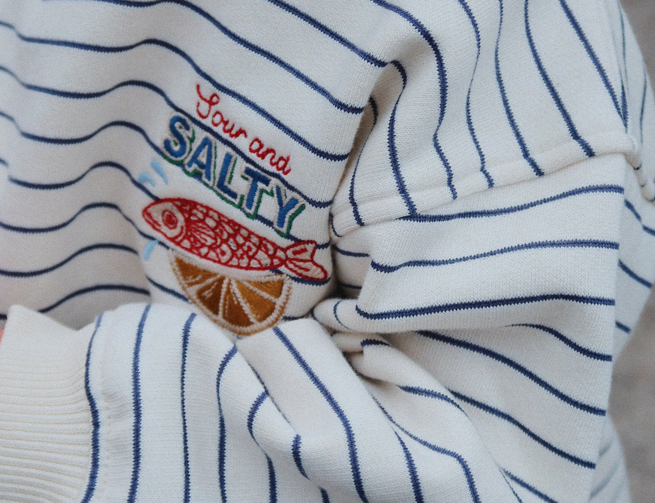 Konges Sløjd A/S JERSEY BLOUSES captains blue/antique white