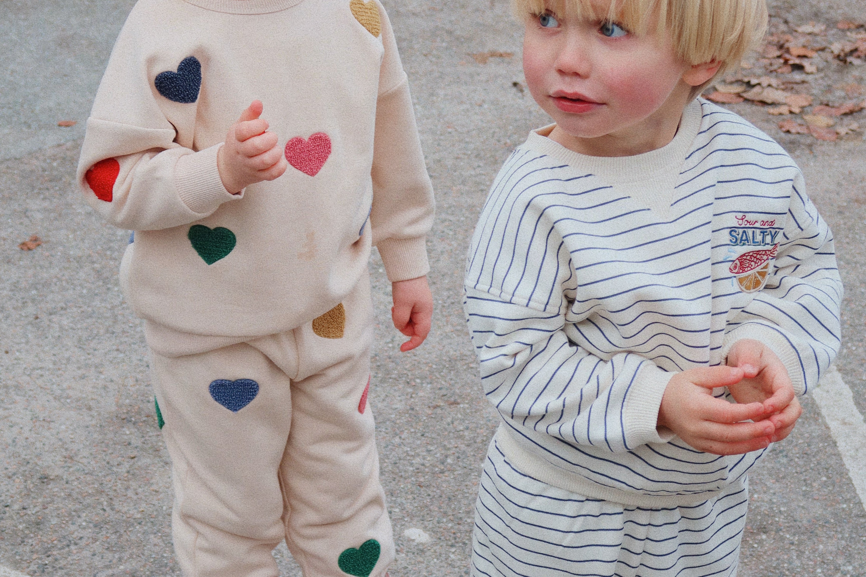 Konges Sløjd A/S JERSEY PANTS multi heart