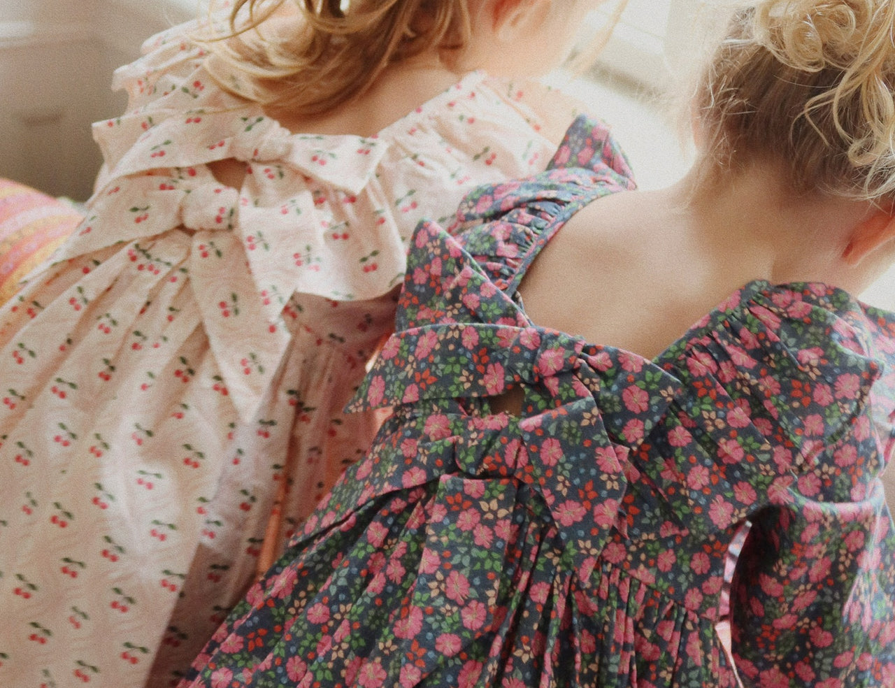 Konges Sløjd A/S WOVEN DRESSES cherry pink motif