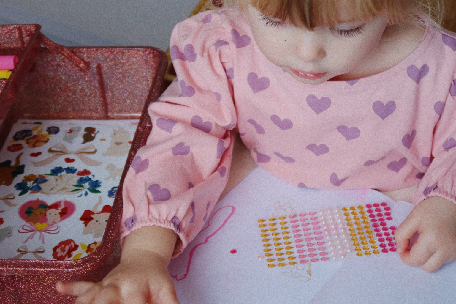 Konges Sløjd A/S Kreativ leg glitter rose