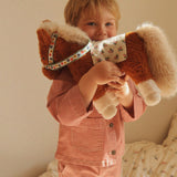 Konges Sløjd A/S Bukser - Vævet milk rouge stripe