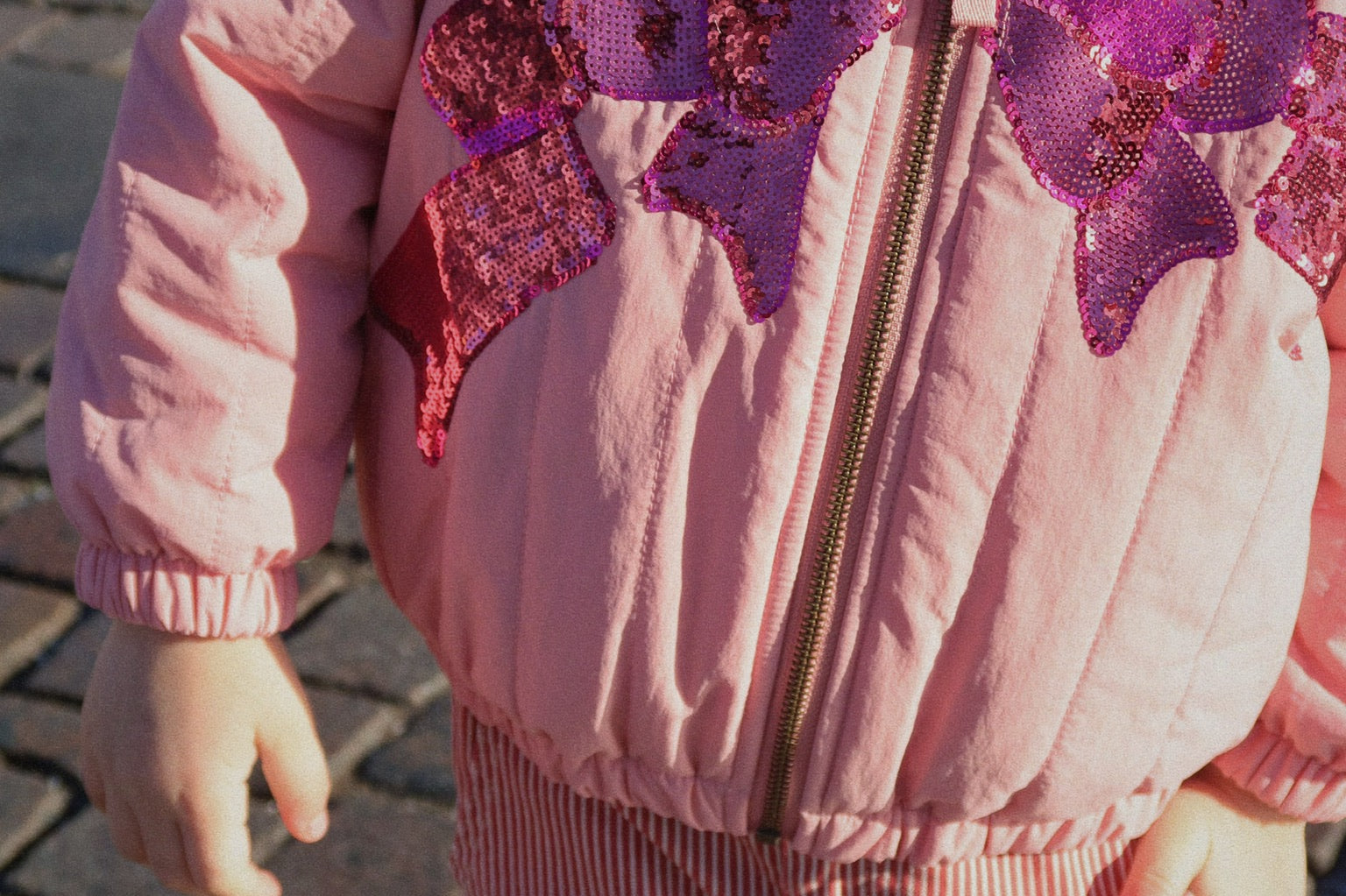 Konges Sløjd A/S Bukser - Vævet milk rouge stripe