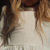 Konges Sløjd A/S Kjoler - Jersey white glitter