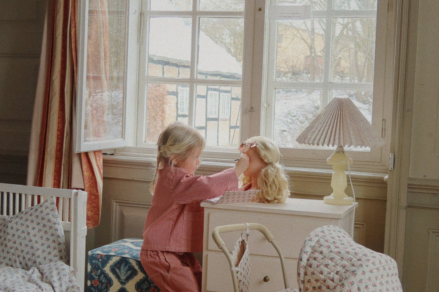 Konges Sløjd A/S WOVEN JACKETS & VESTS milk rouge stripe