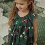 Konges Sløjd A/S WOVEN DRESSES hunter green