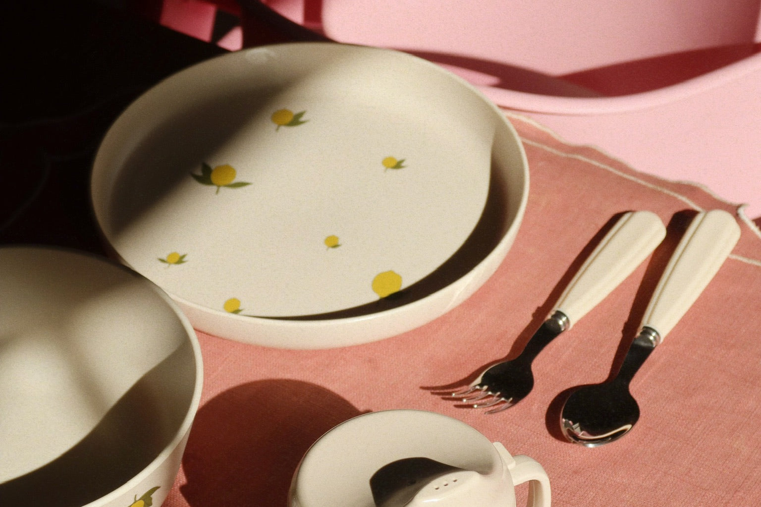 Konges Sløjd A/S Børneservice creme/onyx