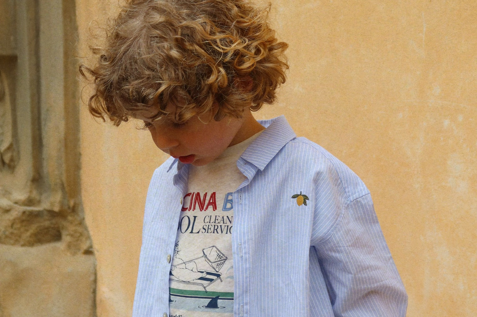 Konges Sløjd A/S Bluser - Vævet blue stripe