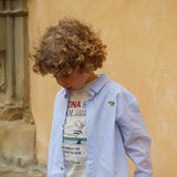 Konges Sløjd A/S Bluser - Vævet blue stripe