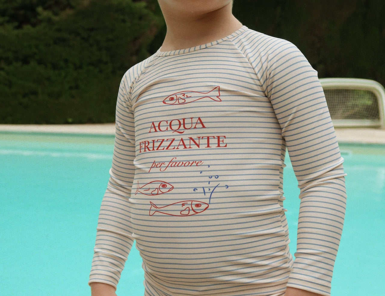Konges Sløjd A/S UV SWIMBLOUSES stripe bluie