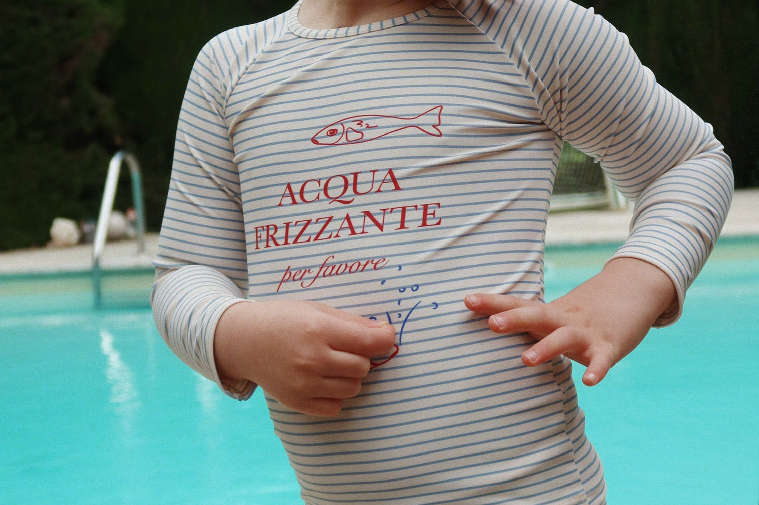 Konges Sløjd A/S SWIMSHORTS stripe bluie