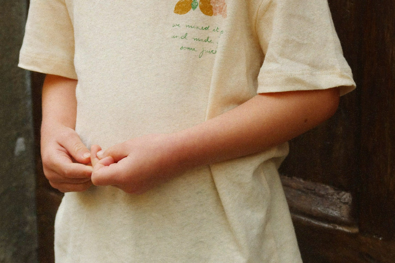 Konges Sløjd A/S JERSEY T-SHIRTS buttercream/juicy