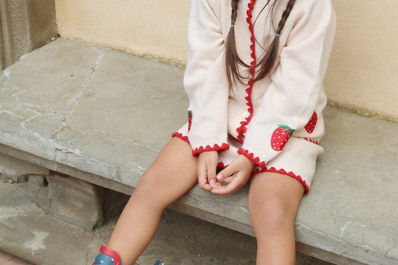 Konges Sløjd A/S KNITTED DRESSES buttercream