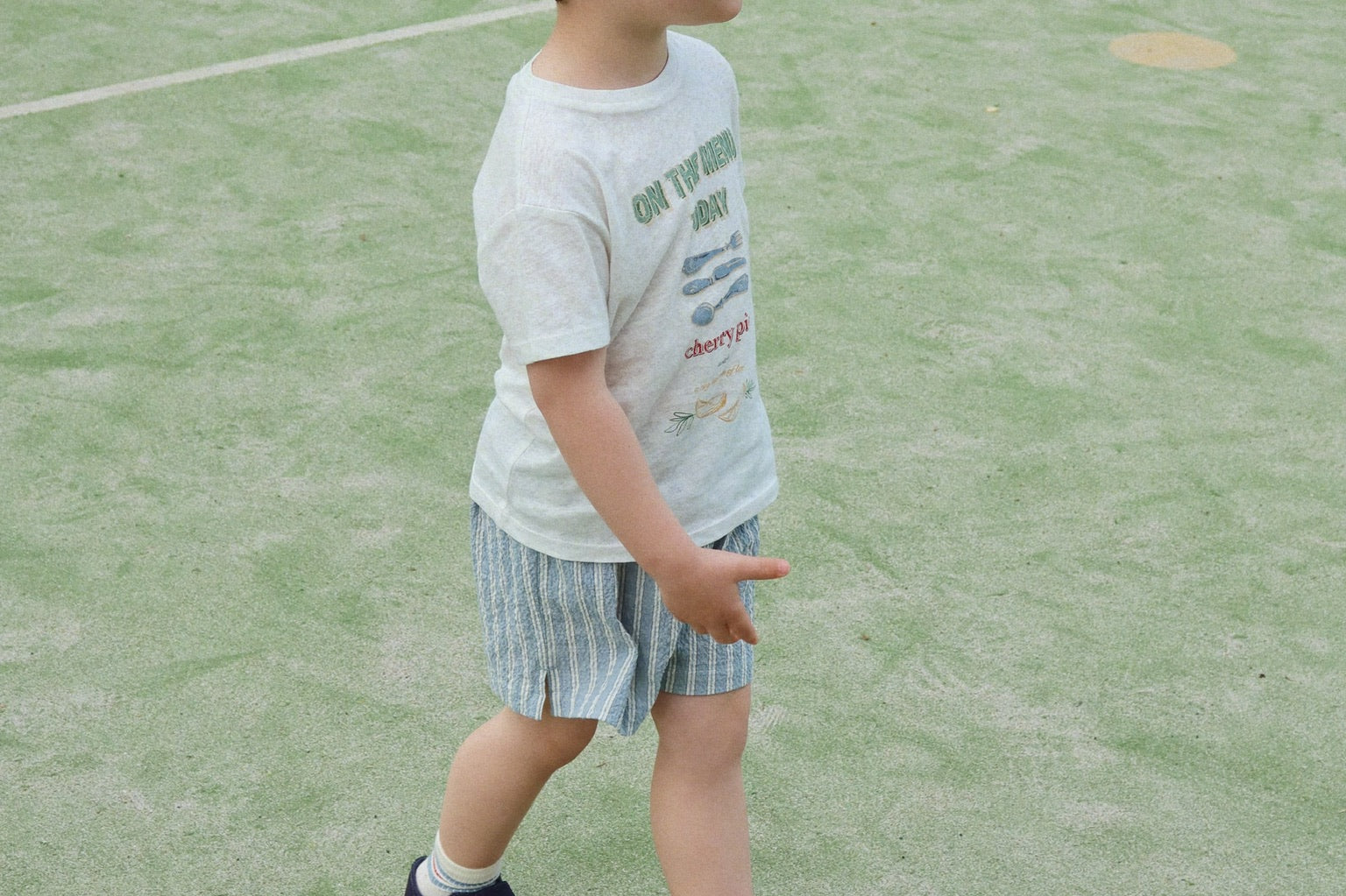 Konges Sløjd A/S Shorts og bloomers - Vævet trio bleu stripe