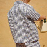 Konges Sløjd A/S WOVEN SHORTS & BLOOMERS trio bleu stripe