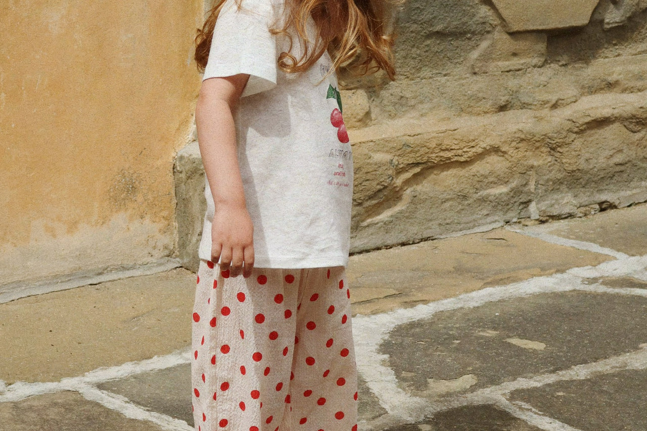 Konges Sløjd A/S WOVEN PANTS red dot