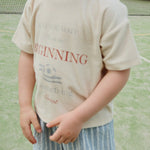 Konges Sløjd A/S WOVEN SHORTS & BLOOMERS trio bleu stripe