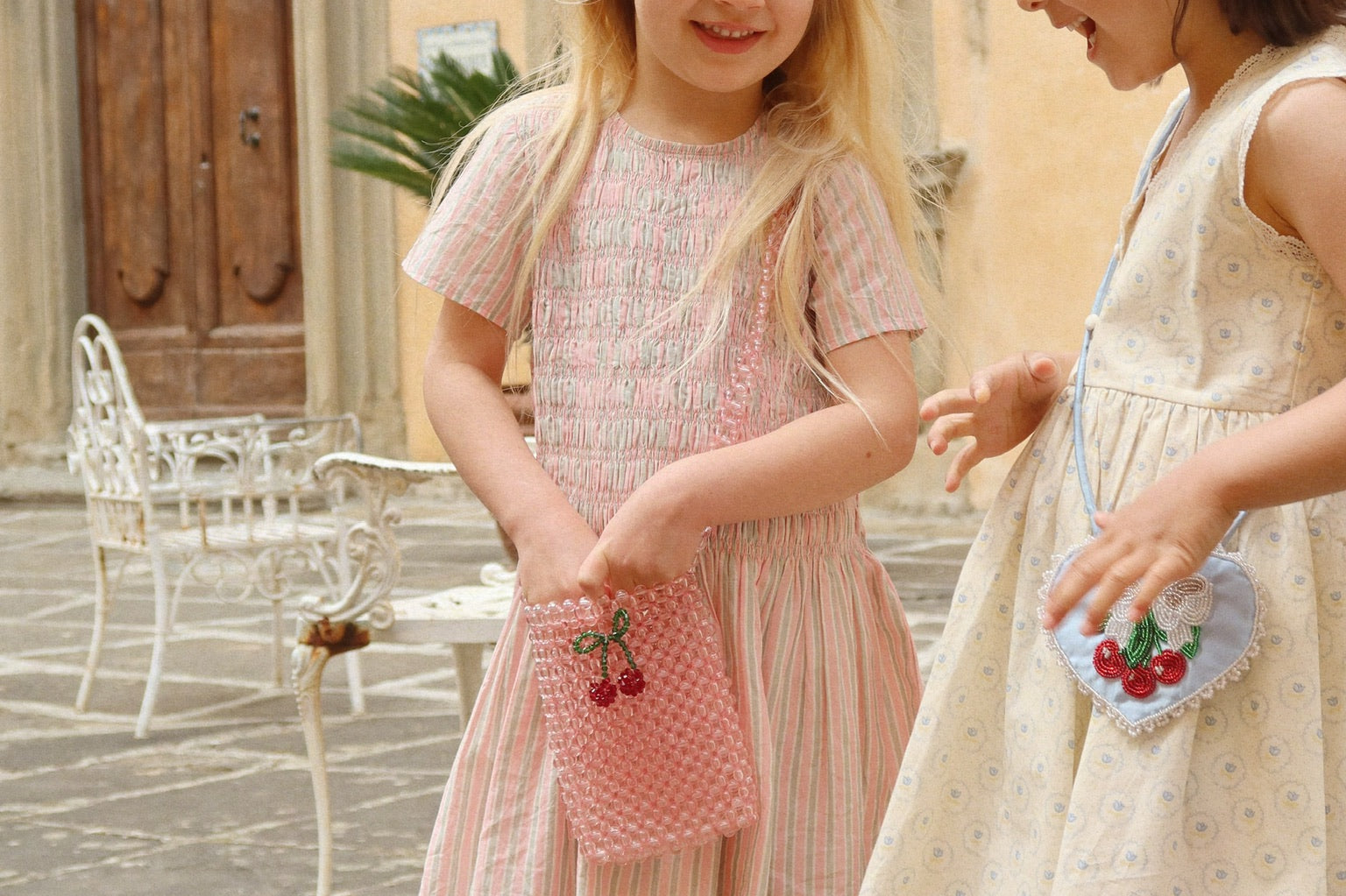 Konges Sløjd A/S WOVEN DRESSES blush stripe