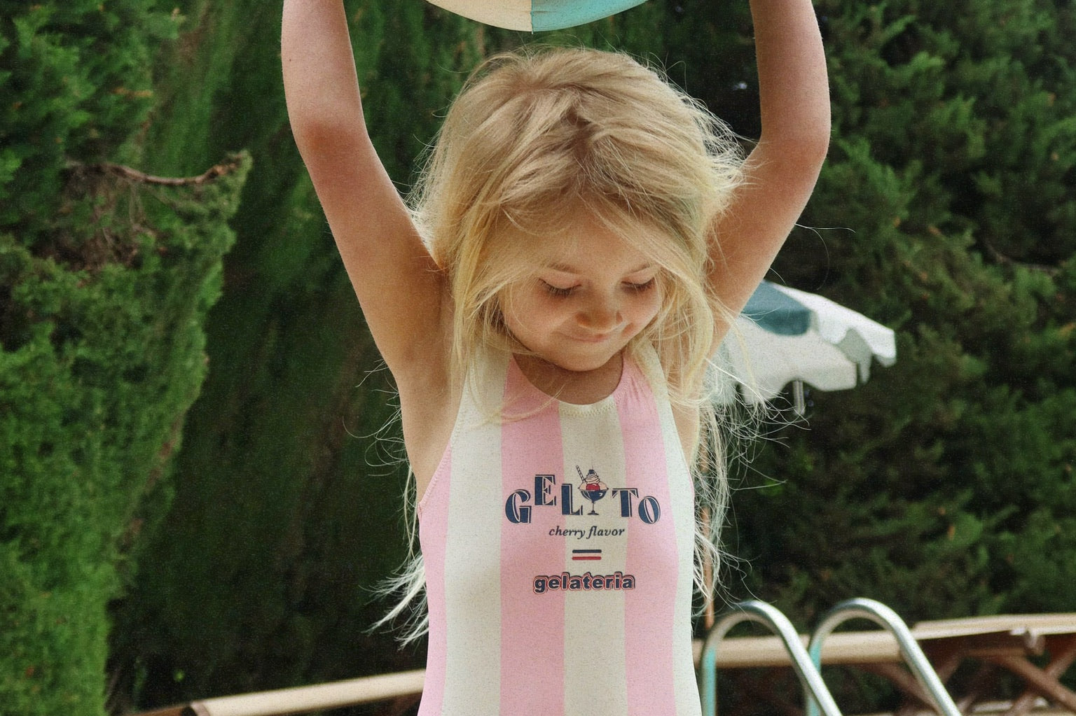 Konges Sløjd A/S SWIMSUITS candy rose stripe