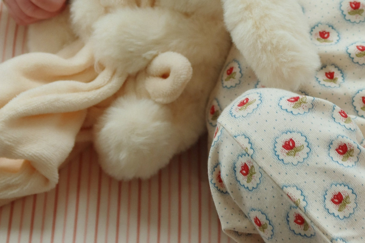 Konges Sløjd A/S Sengetøj - Baby stripie petite rose