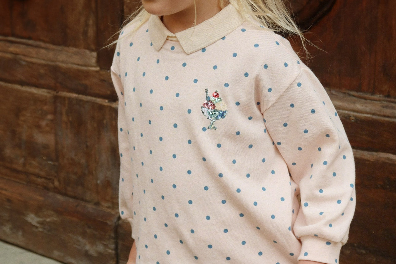 Konges Sløjd A/S JERSEY SHORTS & BLOOMERS rosewater dot