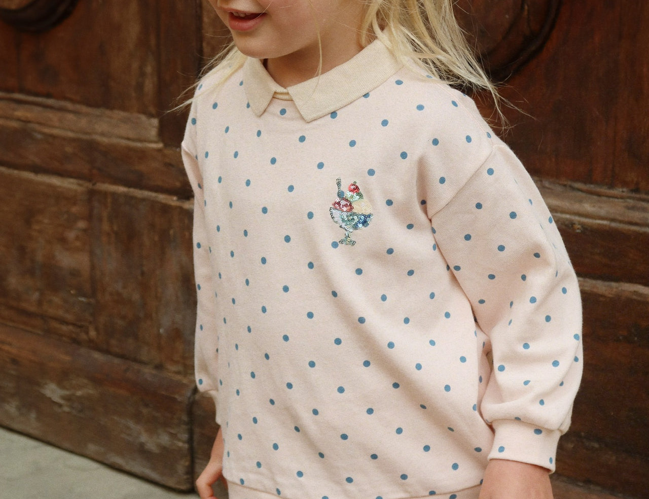 Konges Sløjd A/S JERSEY SHORTS & BLOOMERS rosewater dot
