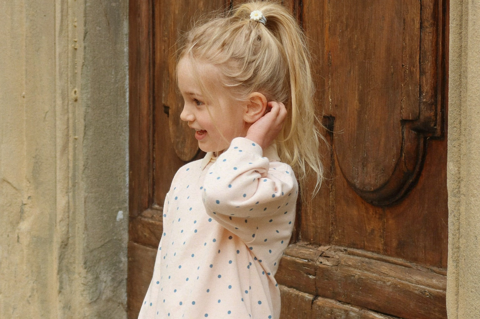 Konges Sløjd A/S JERSEY SHORTS & BLOOMERS rosewater dot