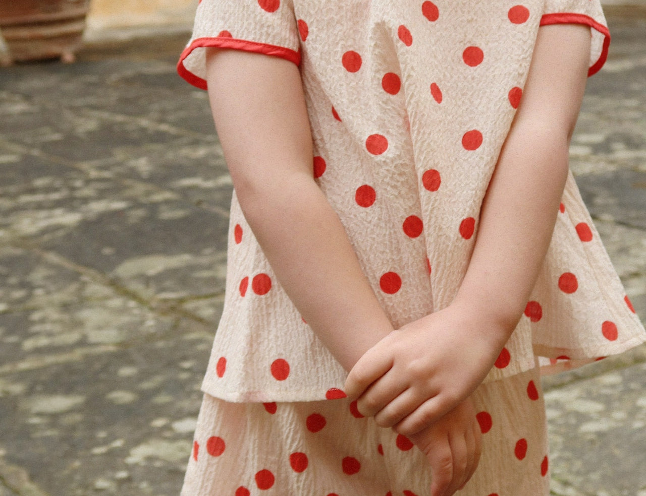 Konges Sløjd A/S WOVEN SHORT SLEEVE SHIRTS red dot