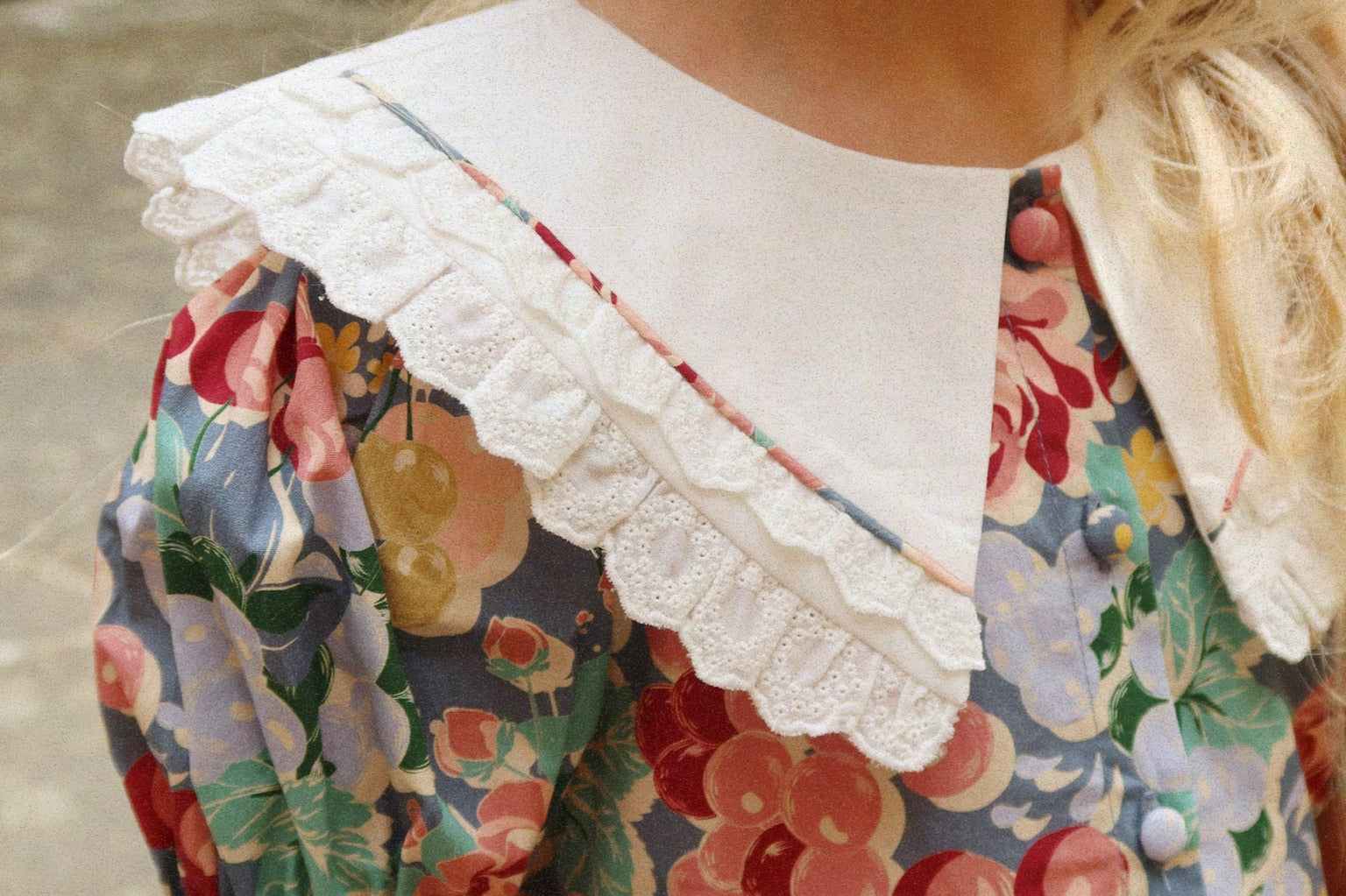 Konges Sløjd A/S WOVEN DRESSES bloomiegrape blues