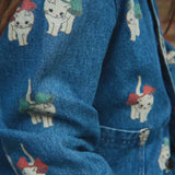 Konges Sløjd A/S Jakker og veste - Vævet bow kitty denim