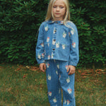 Konges Sløjd A/S Jakker og veste - Vævet bow kitty denim