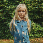 Konges Sløjd A/S Jakker og veste - Vævet bow kitty denim