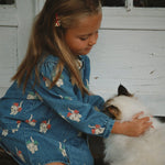 Konges Sløjd A/S Jakker og veste - Vævet bow kitty denim